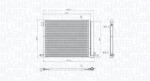Magneti Marelli Condensator, climatizare MAGNETI MARELLI 350203101400 (350203101400) - automobilus