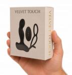 Velvet Touch Prosztata masszírozó 2 Motor Usb távirányító IPX7 Szilikon Fekete (5905923774470)