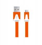 Esperanza EB183O Esperanza Micro Usb Kábel 2.0 A-b M/M 1.0M Lapos Narancssárga (EB183O)