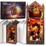  Összecsukható Könyvtár 3D Puzzle Kirakós Modell Fa Mágikus Házikó (451704738)
