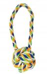 Happet Zsinóros rágóka kutyáknak Csomó 28 cm Happet Z703 játék rágóka pamut (5907708631152)