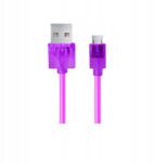 Esperanza EB185V Esperanza Micro Usb Kábel 2.0 A-b M/M 1.5M Lila Átlátszó (EB185V)