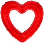 Balloons4party Balon folie inima goala rosie 70 cm