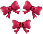 Balloons4party Set 3 baloane folie fundite rosii 55 cm