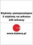 Kalena Nyomtatás Nélküli Címke A4 210/148 1/2 op. 100 db (3103)