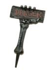 Chaks Decorațiune ghiveci Danger - Mână de zombie