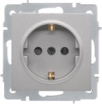 LEZARD Priza Schuko 16A gri deschis Vesna (EL0090515)