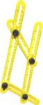 uni-max Şablon reglabil din plastic, 120 × 250 mm E-ABS (E-ABS)