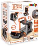 Smoby Cărucior de atelier Smoby Black & Decker cu cutie de scule Set bricolaj copii
