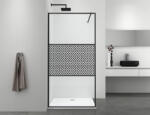 Sanotechnik SMART zuhanyfal, 115 cm, matt fekete (DC115B) - sanotechnikwebshop