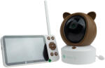 MARY´S Monitor pentru bebeluși Mary's 2 în 1 cu cameră și afișaj LCD, cu WiFi / TUYA - ursuleț de pluș, mar Aparat supraveghere bebelus