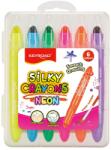 Vlnka Pasteluri cu gel KEYROAD Neon, set de 6 Carte de colorat