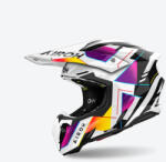 Airoh Twist 3 Rainbow cross/enduro bukósisak fehér/fekete/sárga/lila M (TW3R38-M)