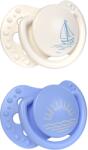 LOVI Lovi, Classy, suzeta dinamica din silicon, 0-2 luni, Petit Marin, 2 buc