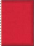 Tucson Agenda nedatata B5 TUCSON, hartie offset alb, spira ascunsa, coperta rosu (EJ261802)