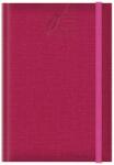 Colere Agenda nedatata A5 Colere, elastic, hartie alba, coperta fucsia (EJ261503)