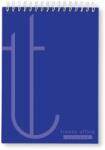 Trendy Blocnotes, Trendy blue, cu spira, A4, 70 file, matematica (CI770025)