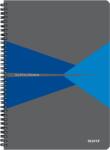 Leitz Caiet cu spira A4 Leitz Office, carton laminat FSC, 90f, matematica, albastru (SL464735)