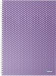 Esselte Caiet de birou Esselte Colour'Breeze, carton, reciclabil, certificare FSC, A4, 80 coli, cu spira, matematica, lavanda (SL628479) - forit