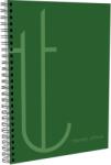 Trendy Caiet cu spira, Trendy Green, A5, matematica, 80 file (CI780030)