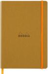 Rhodia Notebook A5 Rhodiarama, 80 file, ivory, dictando, auriu (CF1173824)