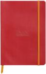 Rhodia Notebook A5 Rhodiarama, 80 file, ivory, dictando, rosu (CF1174135)