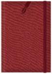 Colere Agenda nedatata A5 Colere, elastic, hartie alba, coperta rosu inchis (EJ261502)
