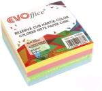 EVOffice Rezerva cub hartie color pastel EVOffice, 400 file, 4 culori, 90 x 90 mm, 80 g (EV6961A)