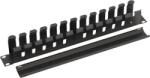 AsyTech Organizator metalic cabluri, 1U, 12 out - ASYTECH Networking ASY-CM-12 (ASY-CM-12)