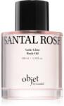 KUNDAL Objet Satin Glow Body Oil ulei de corp hranitor pentru hidratare intensa cu parfum Santal Rose 100 ml