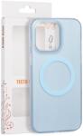 TectoShield iPhone 15 Pro Max 6, 7 hüvelykes kék Tecto Shield Mistiq mágneses tok