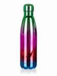 BANQUET FLAMENCO Thermo palack, 500 ml, szivárvány zöld (A21835)