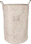 Studio Casa Cos depozitare rotund cu manere de lemn 45 x 34 cm Beige (03686)
