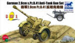 Bronco Models Model asamblabil Bronco Models Militar: Tancuri - Tun antitanc german 2.8 cm s. Pz. B. 41, alegere din 3 variante (CB35034)