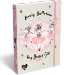  ICO: Lizzysuli Tiny Dancer Ballerina gumis füzetbox A/4 (7470216003)