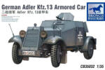 Bronco Models Model asamblabil Bronco Models Militar: Automobile - Vehicul blindat de recunoaștere german Adler Kfz. 13 (CB35032)