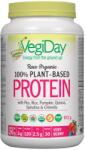Natural Factors VegiDay Raw Organic Plant-Based Protein, 936 g, Natural Factors