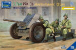 Riich.Models Model asamblabil Riich Models Militare: Tancuri - Tun antitanc german Pak 36 3, 7 cm, set de 2 modele, cu ţeavă metalică (RV35026)