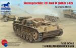 Bronco Models Model asamblabil Bronco Models Militar: Tancuri - Tun autopropulsat german Sturmgeschütz III Ausf D (SdKfz 142) (CB35117)