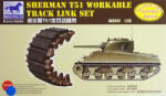 Bronco Models Model asamblabil Bronco Models Militar: Tancuri - Șenile funcționale pentru tanc Sherman T51 (AB3542)