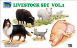 Riich.Models Model asamblabil Riich Models Animale: Set de figurine cu animale domestice nr. 1 (6 figurine) (RV35007)