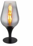 GLOBO Lavus veioză 1x40 W negru-crom 15552T3 (15552T3)