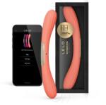 LELO Vibrator Dublu Lelo BOOMERANG, Control Aplicatie Mobila, Silicon, USB, Rosu, 28.1 cm Vibrator