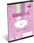  ICO: Lizzysuli Lollipop Rainbow szivárvány mintás vonalas füzet A/5 14-32 (7500167001)