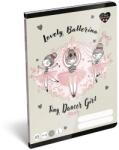 ICO ICO: Lizzysuli Tiny Dancer Ballerina 1. osztályos vonalas füzet A/5 14-32 (7500167003-582977) - innotechshop