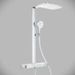 GROHE Sistem de dus, cu baterie termostat, aparent, 400 mm, 3 functii, crom lucios, Grohe SPA Rainshower Aqua Pure 1009610000 1009610000 (1009610000)