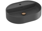 RAVAK Ceramic 550 O Slim Shelf kerámia mosdó, antracit (RAV-XJX03155001)