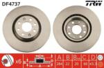 TRW szellőző féktárcsa Ø284mm DF4737