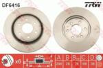 TRW Féktárcsa szellőző Ø296mm DF6416