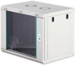 Digitus Dynamic DN-37104 19" 9U Falra szerelhető Rackszekrény Grey (DN-37104)